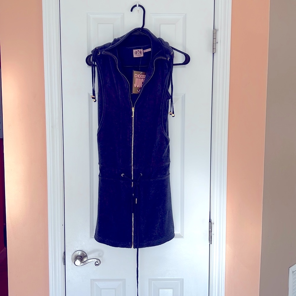 Juicy Couture towel dress with hood
